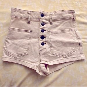 FreePeople High Waist Denim Shorts